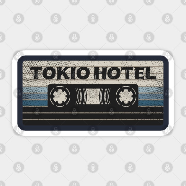 Tokio Hotel Mix Tape Sticker by getinsideart